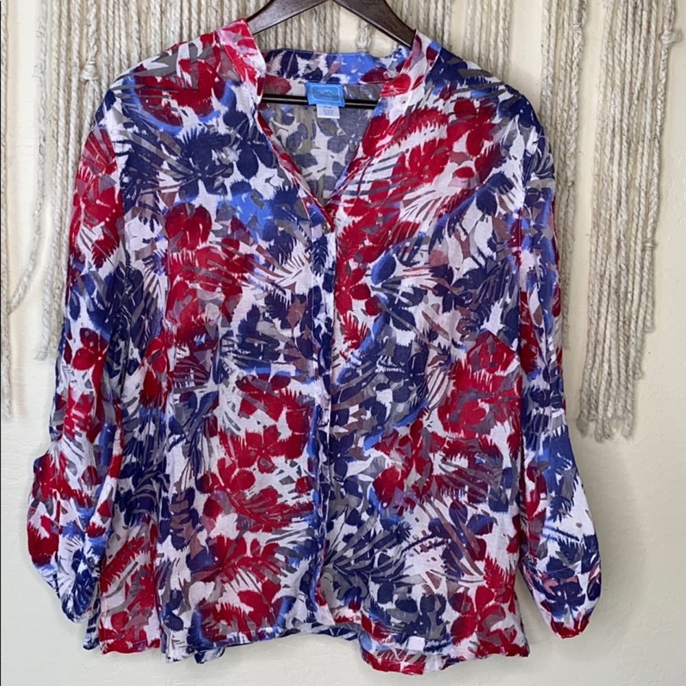 Multicolored light weight jacket